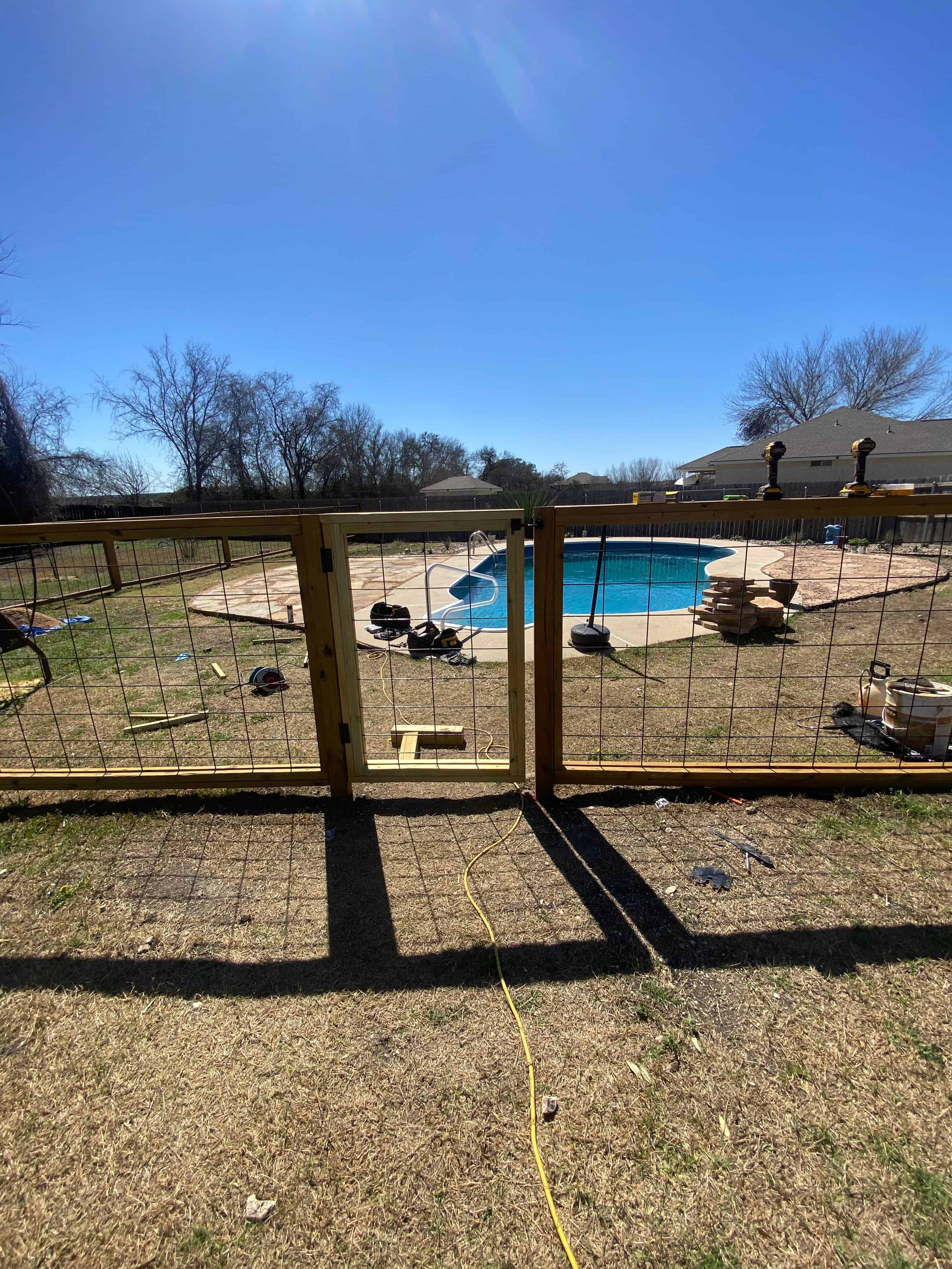 Custom Fence Installation image