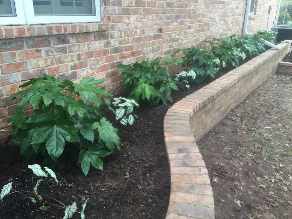Retaining Wall Installation image